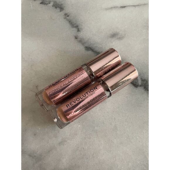 Revolution Other - Revolution Conceal and Define Full Coverage Concealer Contour Shade C12 Lot of 2